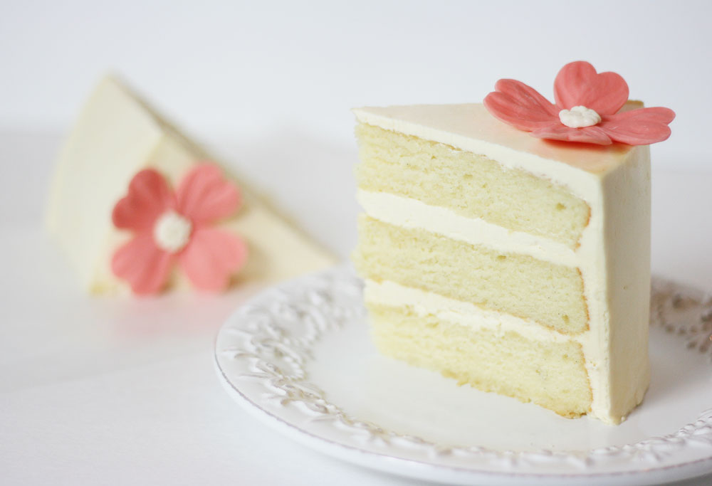 Sour Cream Vanilla Bean Cake with French Sour Cream Sour Cream Vanilla Bean Cake with French Sour Cream